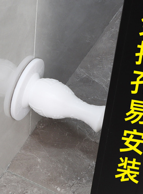 门后防撞阻门器加厚硅胶垫免打孔门吸新款吸盘门把手防磕碰门顶器