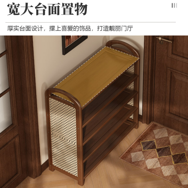 The delivery is very stable and the middle-aged light luxury shoe rack
