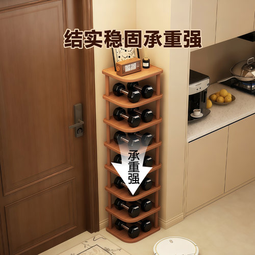 鞋架小窄门口家用多层鞋子收纳置物架出租屋用入户门小型简易鞋柜 - 图1