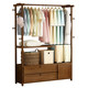 Dormitory hanging storage cabinets for household bedrooms with drawers