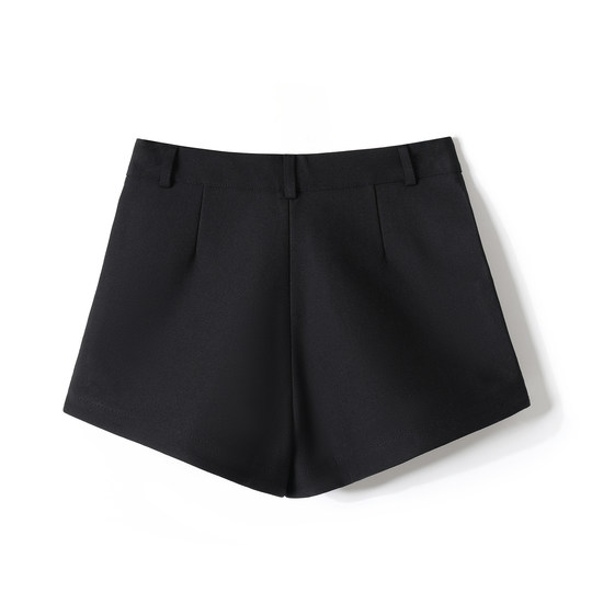 Short de costume taille haute fait maison FASC noir