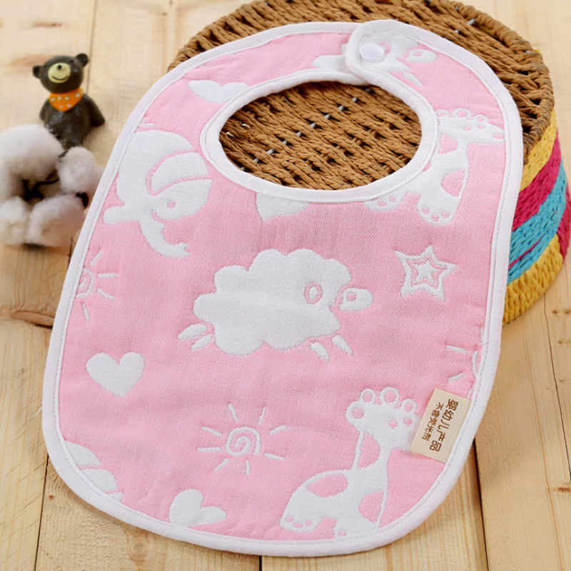 Thin anti-vomiting u-shaped baby saliva wipes for eating