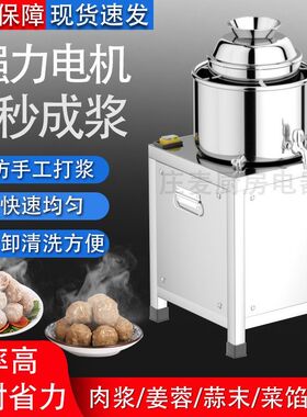 商用肉丸打浆机不锈钢肉丸机全自动猪肉丸鱼丸福鼎肉片机