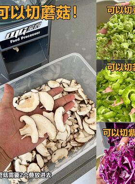 蒙得切菜机商用摆地摊专用切丝机多功能土豆切丁电动切片机三合一