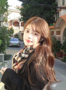 围巾女秋冬款学生韩版百搭长款披肩加厚保暖时尚情侣格子女士围脖