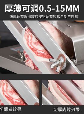 手动切片机商用切骨机家用切鸡块机鱼片排骨冻肉切肉机多功能剁肉