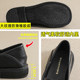 British small leather shoes women's black loafers large size