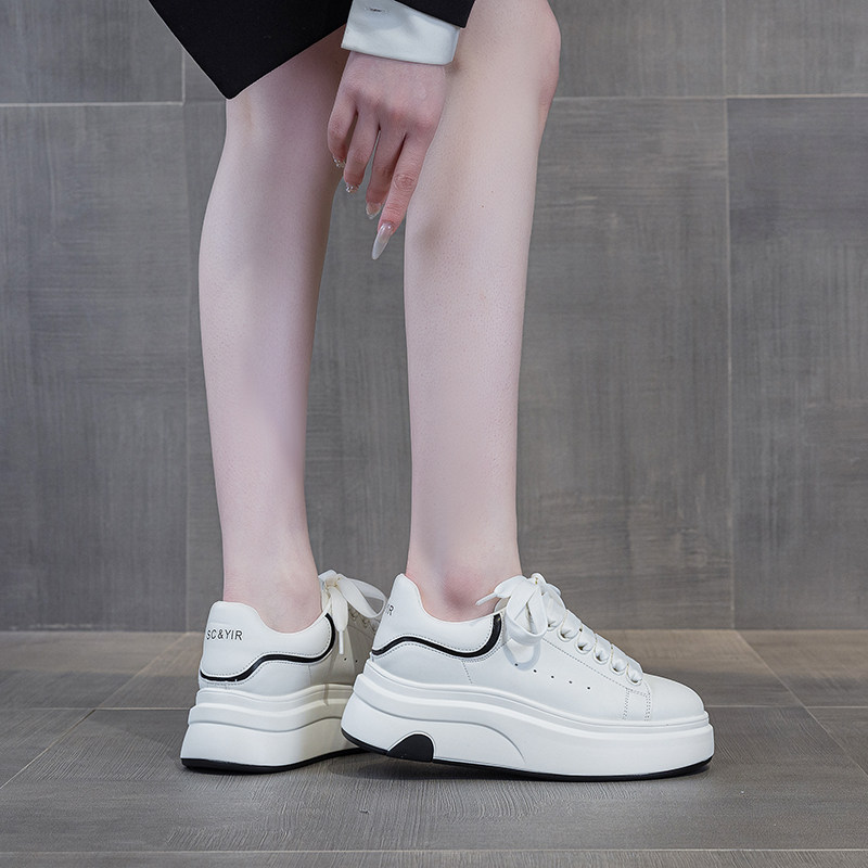 厚底小白鞋女2026新款春季增高运动休闲板鞋平底透气单鞋百搭女鞋,淘宝优惠券,粉丝福利购,淘宝优惠卷