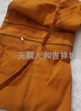 居士包  僧包21.5*28c 挎包单肩包旅游包 拉链款莲花翻盖