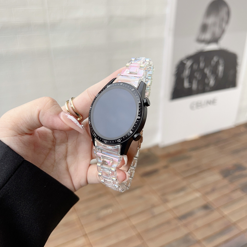 适用三星Galaxy Watch6 34/5Pro智能运动手表Active2炫彩透明表带 - 图2