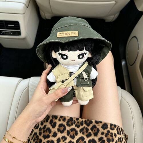 miniso20厘米jennie联名棉花娃娃娃衣可爱超萌20cm金珍妮换装衣服 - 图1