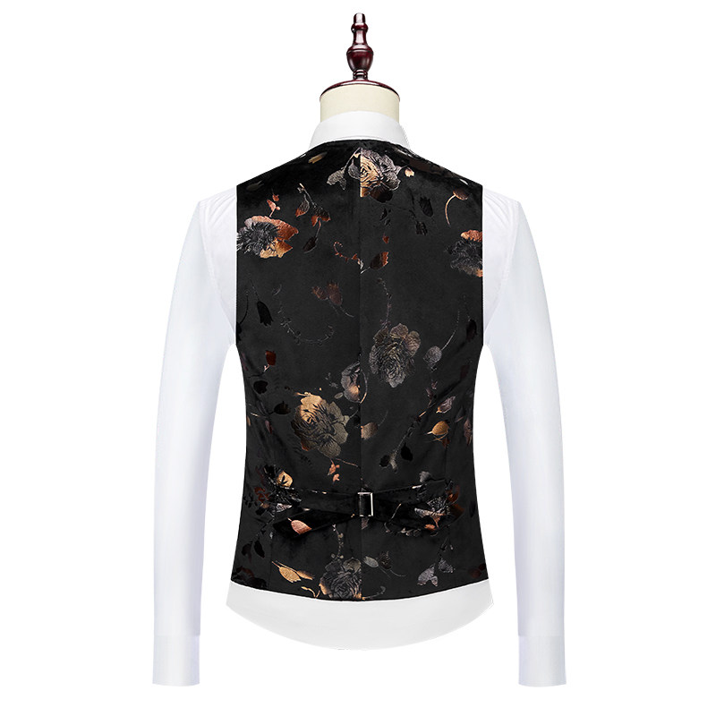 四季款男士花色西装马甲加大码修身KTV夜店工服坎肩时尚舞台马夹,淘宝优惠券,粉丝福利购,淘宝优惠卷