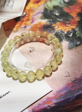 行动提升葡萄石手链清透清新百搭