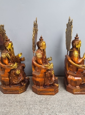 三清道祖灵宝天尊供奉桌面摆件