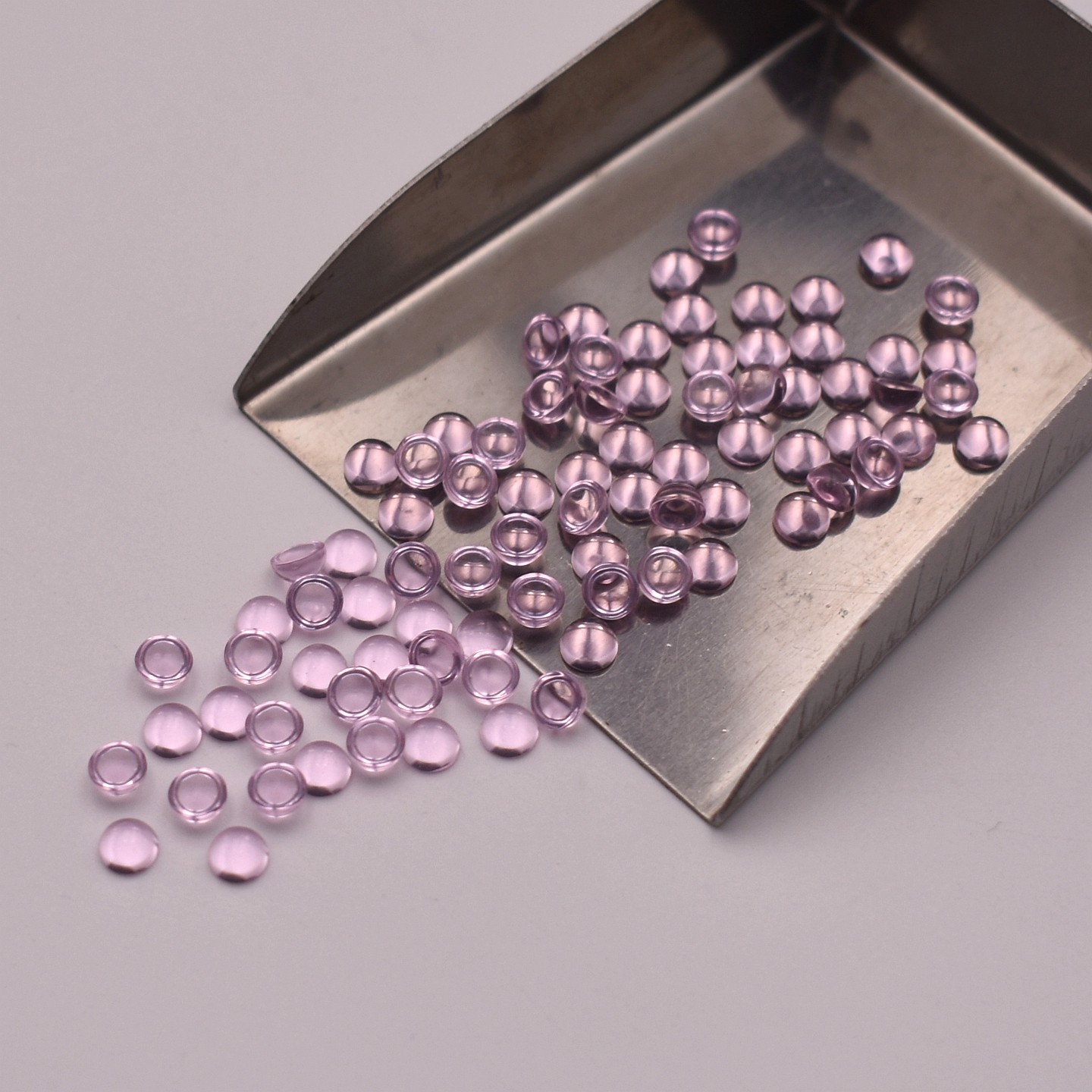 平底粉红玻素面圆形宝石2mm3mm4mm5mm配石耳坠吊坠首饰美甲钻diy,淘宝优惠券,粉丝福利购,淘宝优惠卷