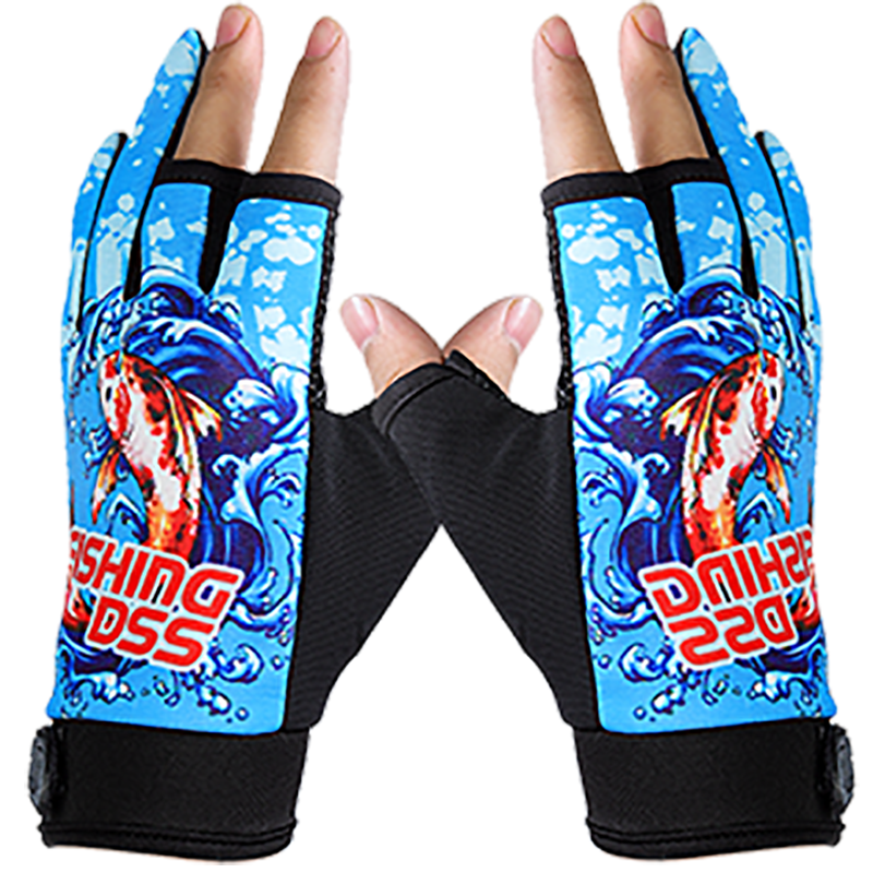  轻舟户外钓鱼手套