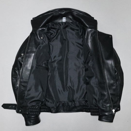 Top layer sheep leather jacket for men and women