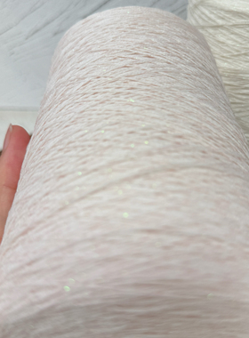 标价500克闪光幻彩金丝8号蕾丝棉亚麻线柔软夏季钩针毛衣手工编织