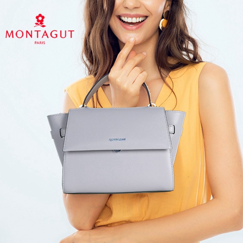 梦特娇2021真皮新款潮流mk斜挎包 montagut梦特娇井元专卖女士包袋