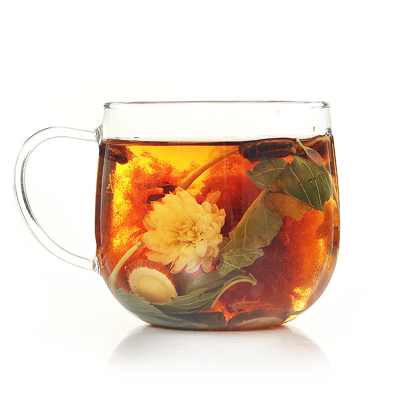 聚广德旗舰店金银花菊花胖大海養生茶包罗汉果花茶咽炎甘草散装组合凉茶泡茶水2
