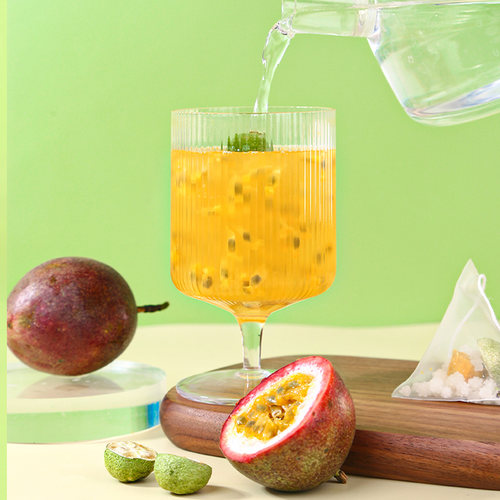 聚广德金桔柠檬百香果茶冲饮水果茶茶包冻干柠檬片果茶独立包装 - 图2