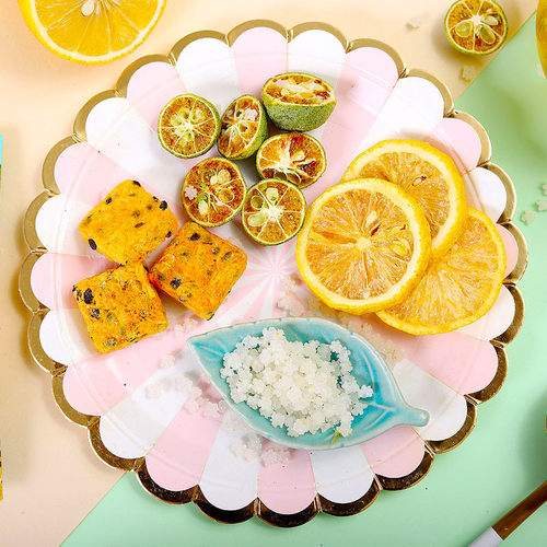 聚广德金桔柠檬百香果茶冲饮水果茶茶包冻干柠檬片果茶独立包装 - 图1