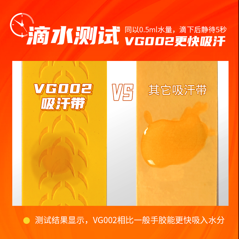 venson威臣VG002手胶羽毛球拍 vs网球拍防滑吸汗减震球拍柄缠绕带 - 图1