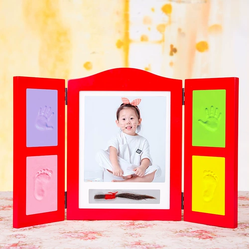 Детские отпечатки рук и ног, памятная чернильная подушечка, фоторамка, детская хваталка для новорожденных, подарок на день рождения