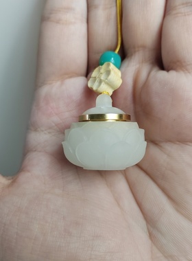 夜光莲花随身香囊手机吊坠好运生