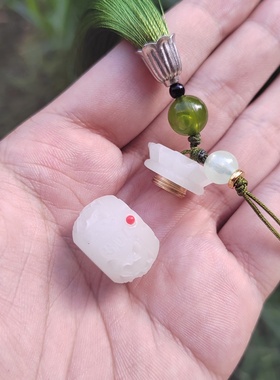 夜光福财袋香囊手机链流苏新中式