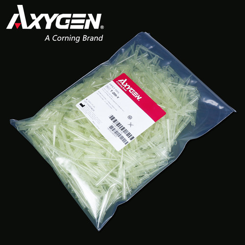Axygen爱思进正品 袋装吸头 移液器枪头10/200/1000ul 无RNA/DNA酶无热源 T-300 T-200 T-1000 - 图1