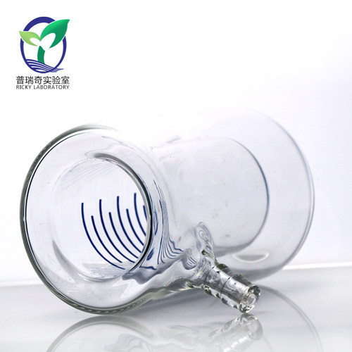 包邮 夹套双层烧杯 高硼硅料透明玻璃光催化反应器 厚壁带刻度 50 100 150 200 300 500 1000 2000 5000ml - 图2