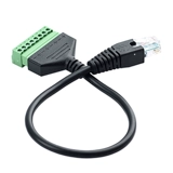 Удлинительная линия сетевого кабеля Сетевой кабель RJ45, отверстие для винта ремня, не требующее пайки, может быть фиксированным, перенос клемм, 8-жильная удлинительная линия