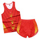 Professional men's and women's training vest track and field sportswear suit