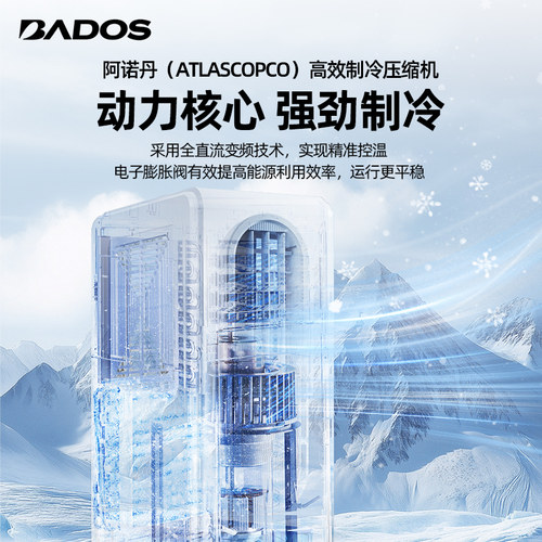 厨房可移动空调无排热管免安装无外机单冷便携式压缩机小型冷风机 - 图1