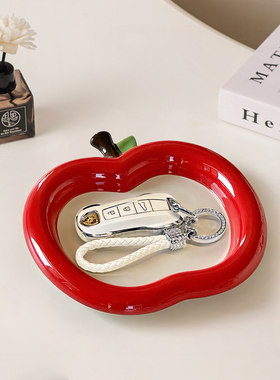 可爱卡通玄关放钥匙收纳摆件入户门装饰品小众高级感乔迁新居礼物