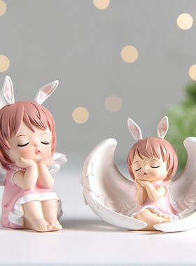 可爱小公主女孩房间摆件儿童卧室床头柜桌面装饰品治愈系生日礼物