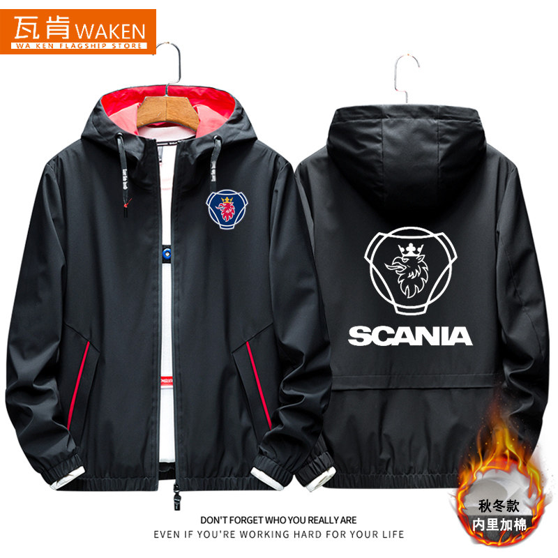 斯堪尼亚萨博saab ins重卡司机夹克 瓦肯夹克