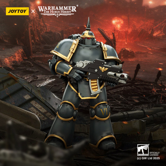 JOYTOY Dark Source Warhammer Horus Heresy MK III type seven soldiers 1/18 finished movable soldiers