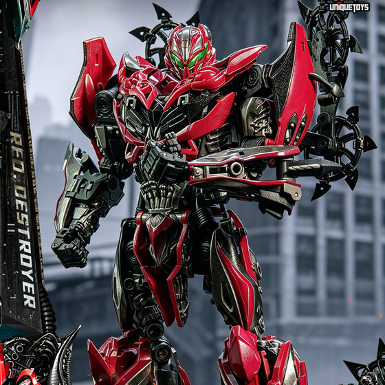Transformed Toys Unique Toys UT R09-02 Stinger Painted Movie Version Red Destroyer Model