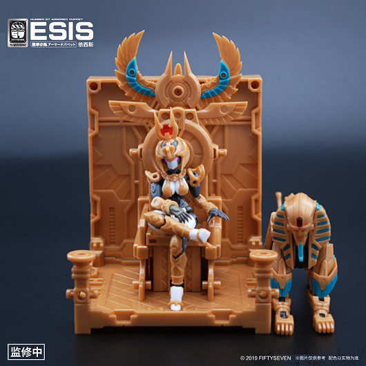 Assembled model of Guochuang mecha and puppet team Isis
