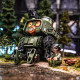 Genuine Guochuang finished mecha tank transforming robot