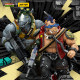 JOYTOY Dark Source Teenage Mutant Ninja Turtles Series Villain Boar Man Bibo Rhino Man Rocks Dedi Soldier Figure
