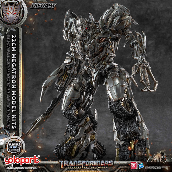 Transformers alloy skeleton assembled Megatron