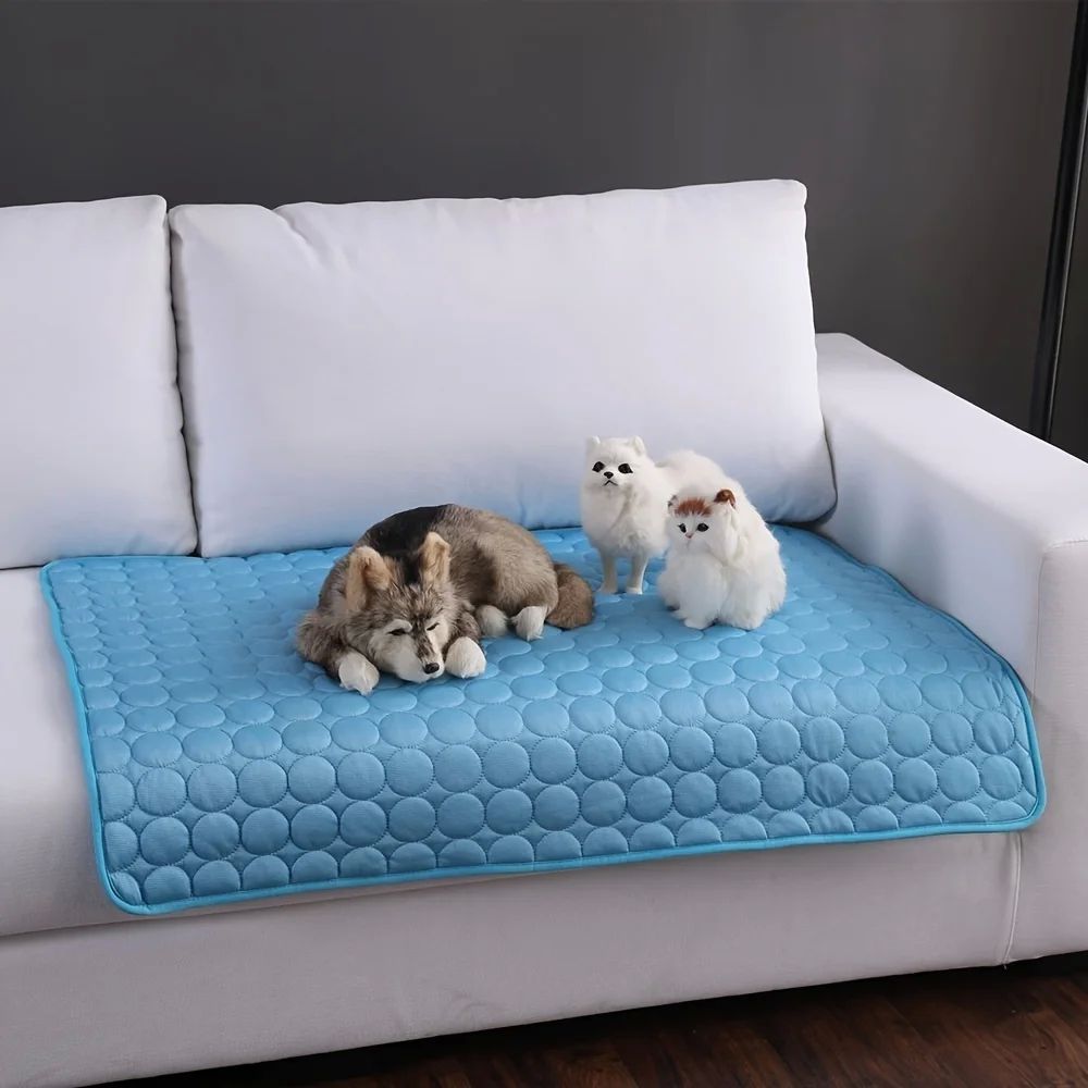 Dog Cooling Mat Summer Pet Cold Bed Extra Large For Small Bi-图1