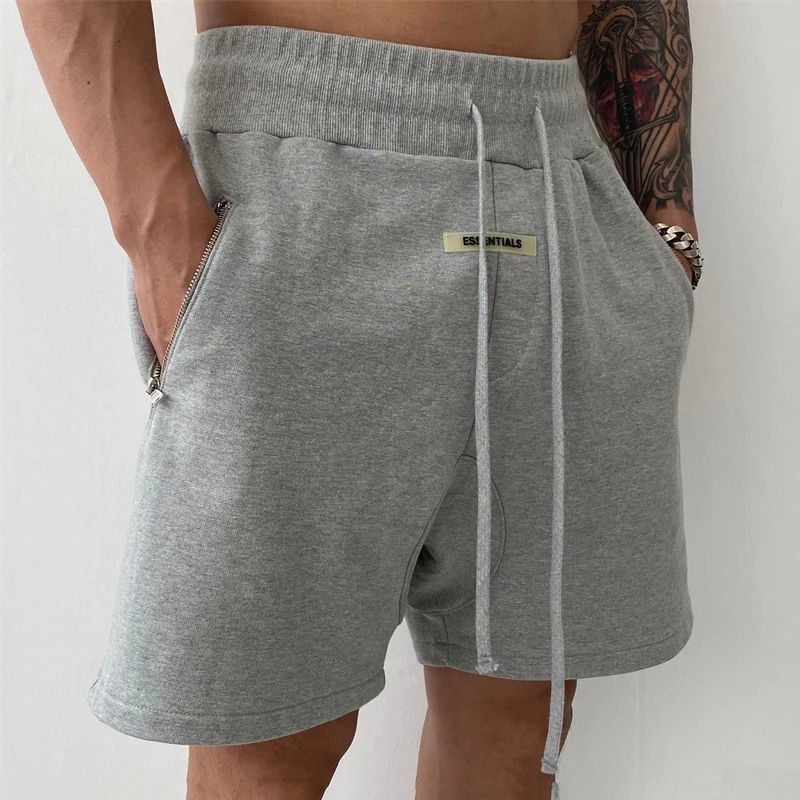 Men's Shorts High Sreet Retro Casual Fashion Cotton Double Z - 图3