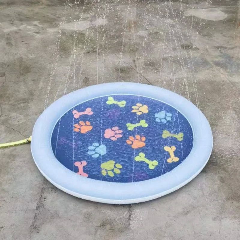 Thickened Non-Slip Pet Spray Pad Inflatable Water Spray Pad-图2