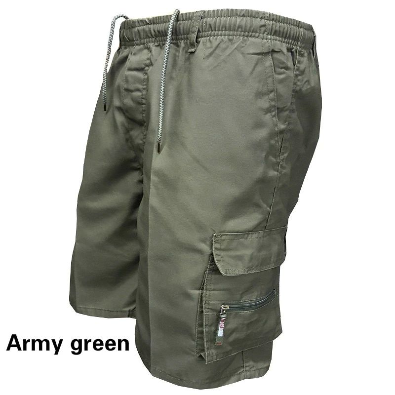 Mens Cargo Shorts 2023 New Side Multi-pockets Men Loose Work - 图3