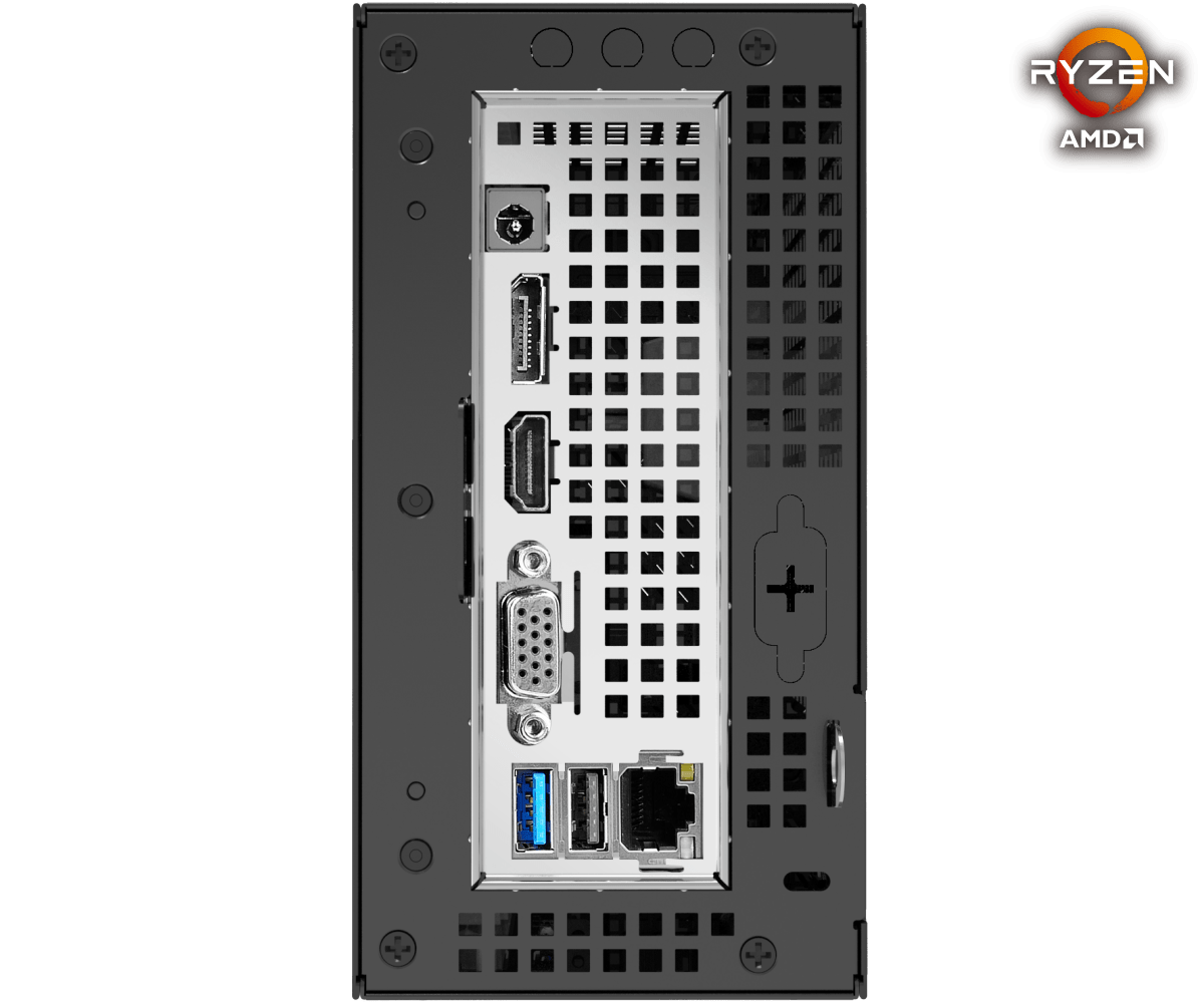 华擎DeskMini X300W迷你ITX小主机mini准系统电脑主机整机AMD锐龙R5-3400G/2400G/4650G/R5 5600G R7 5700G - 图3