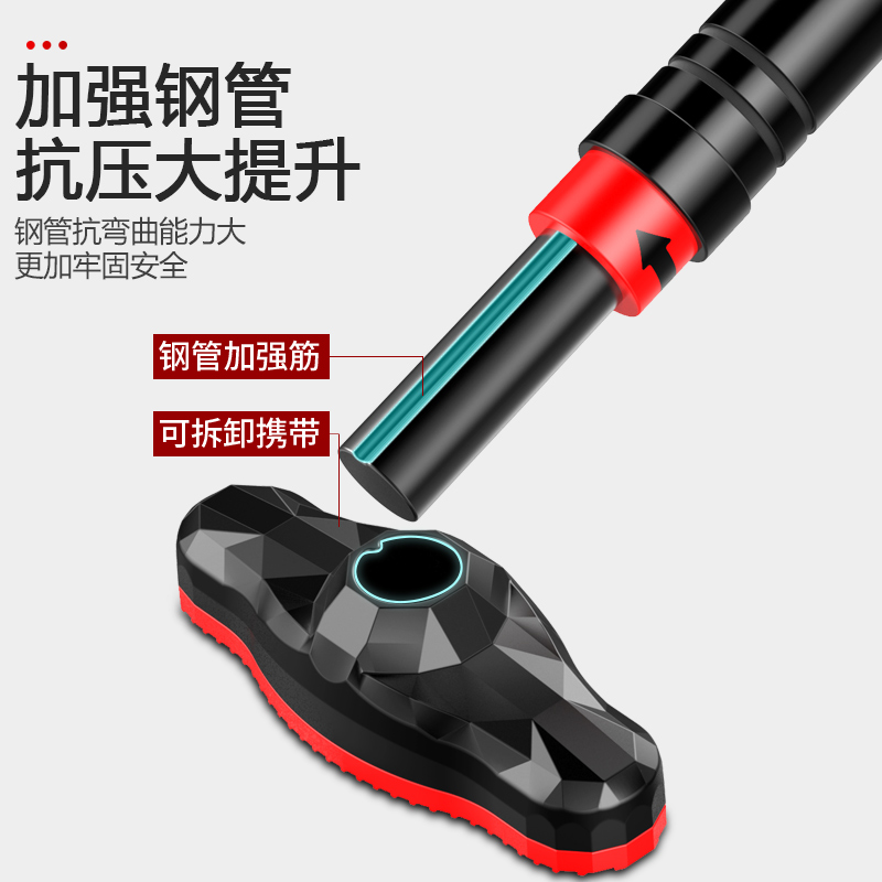 单杠家用室内引体向上器墙体门上单杠免打孔单杆吊杠家庭健身